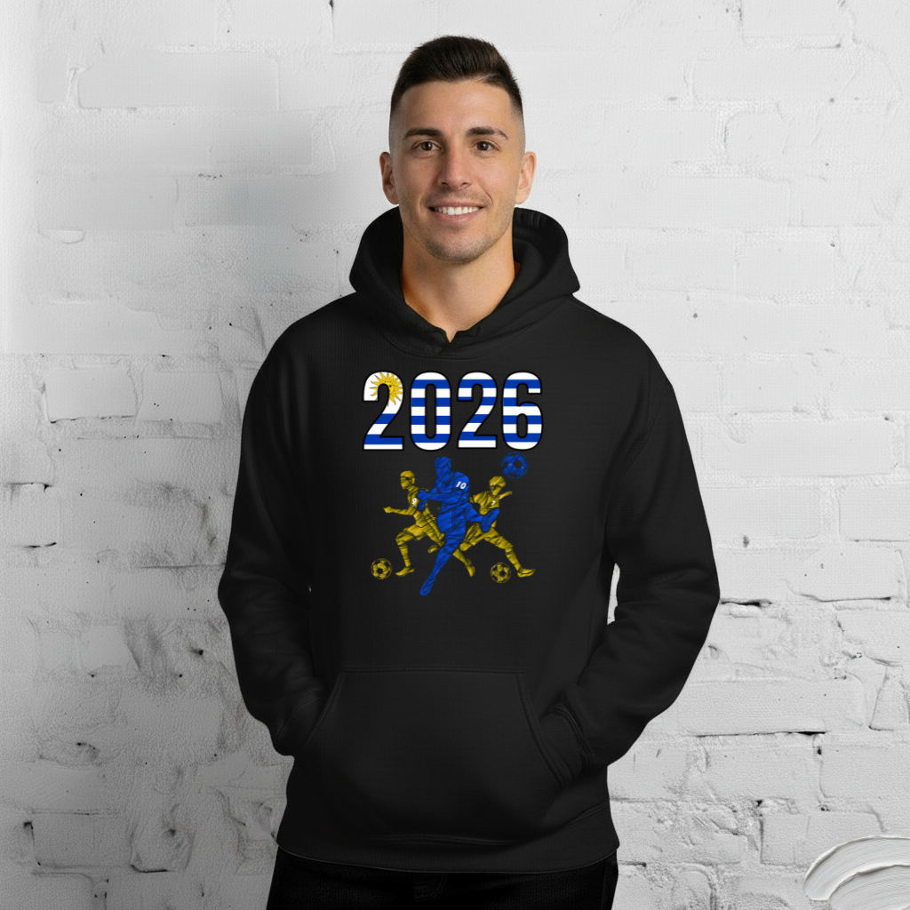 Uruguay World Cup 2026 Fitted Hoodie | Sprints_Trio