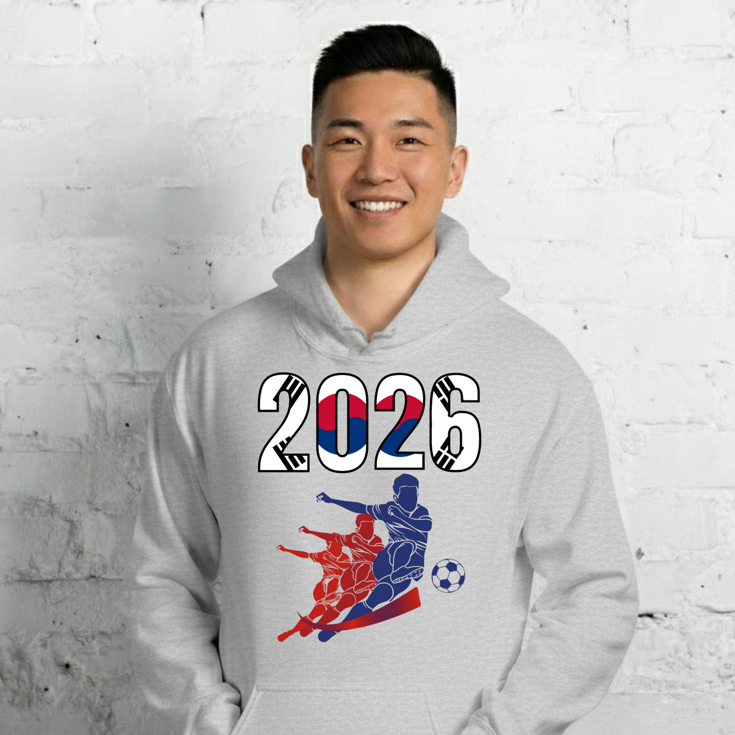 South Korea World Cup 2026 Fitted Hoodie | Rising_Jist