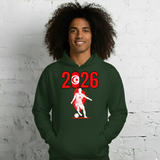 Tunisia World Cup 2026 Fitted Hoodie | Slick_Move_WH