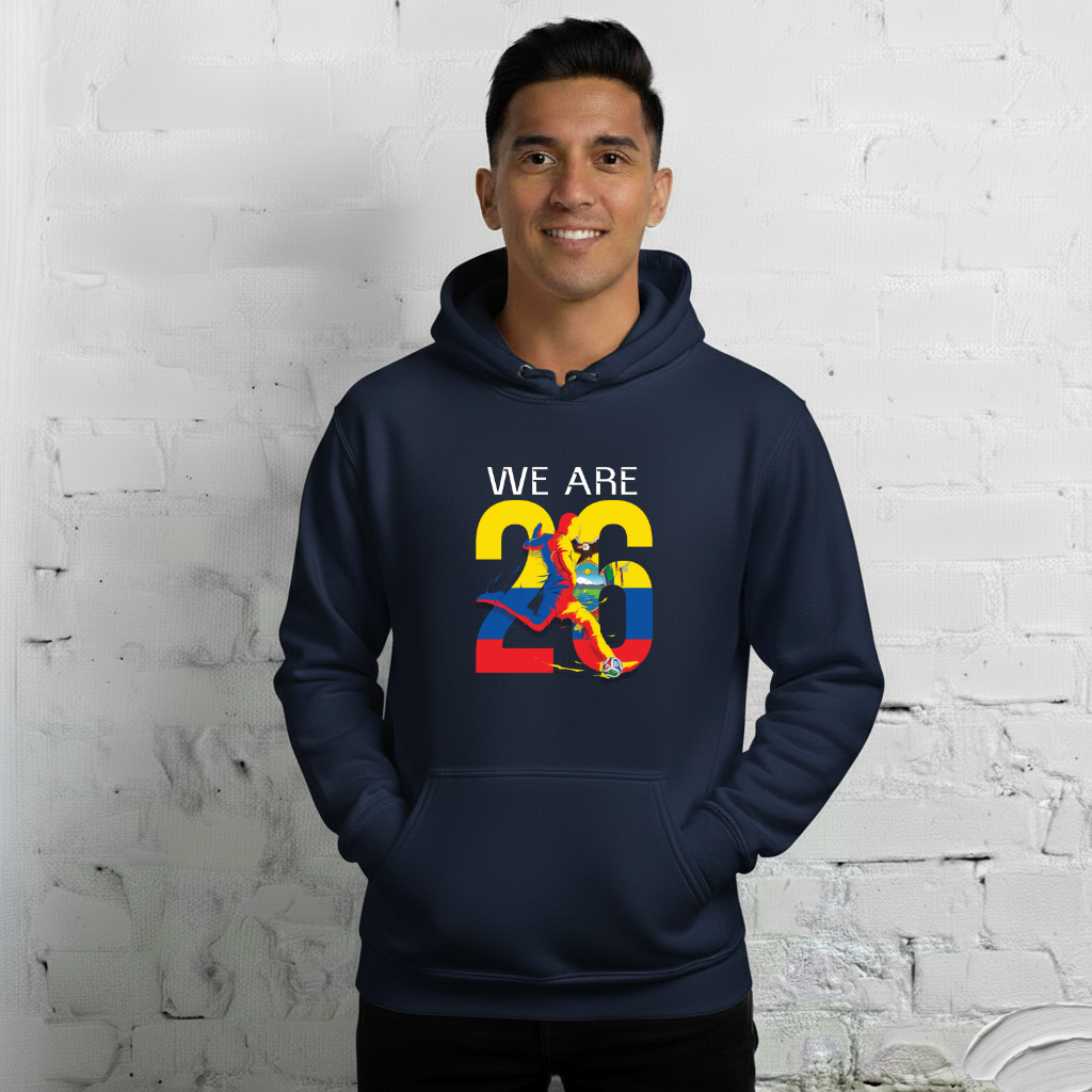 Ecuador World Cup 2026 Fitted Hoodie | We_Are_26