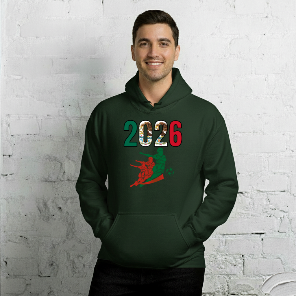 Mexico World Cup 2026 Fitted Hoodie | Rising Jist