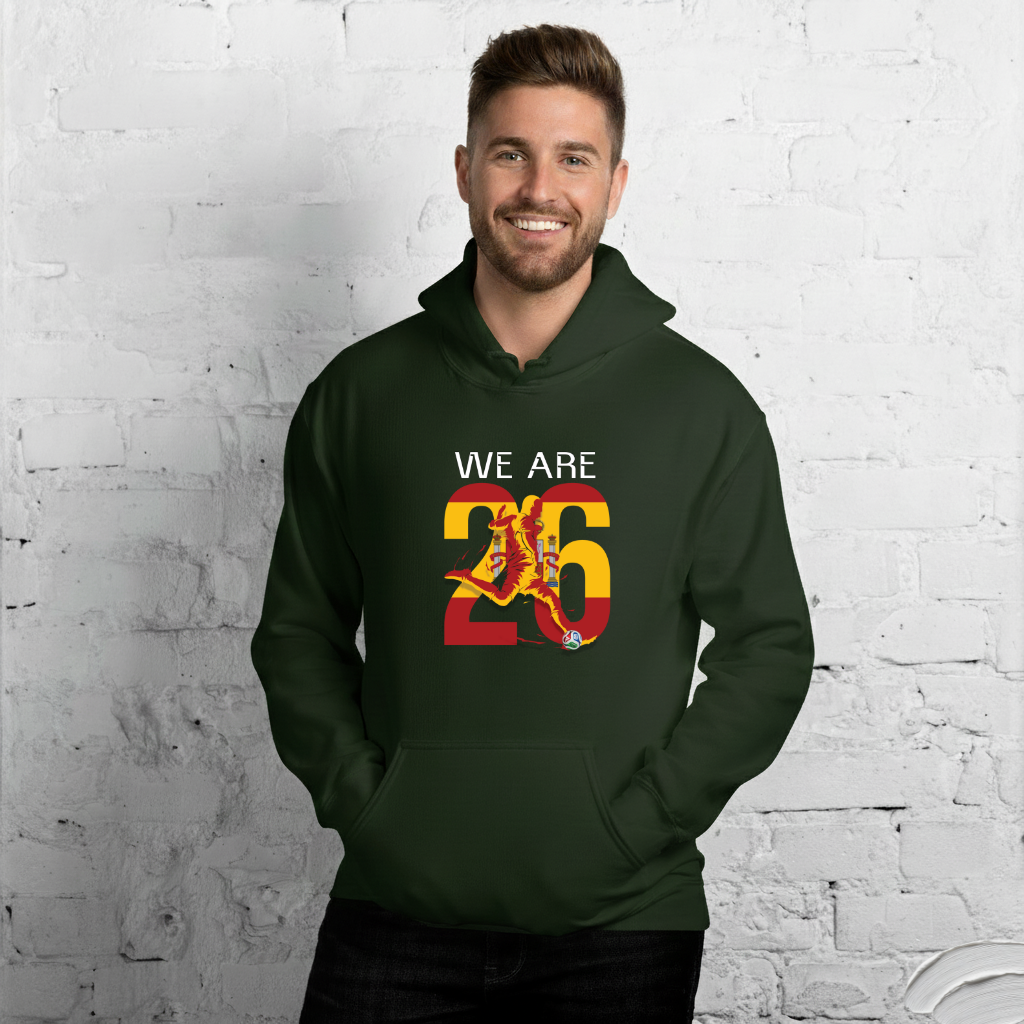 Spain World Cup 2026 Fitted Hoodie | We_Are_26
