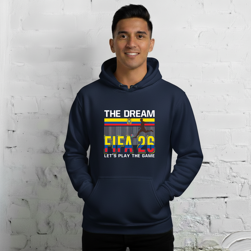 Ecuador World Cup 2026 Fitted Hoodie | The_Dream