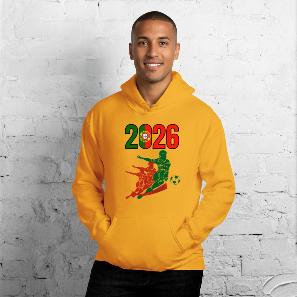 Portugal World Cup 2026 Fitted Hoodie | Rising_Jist