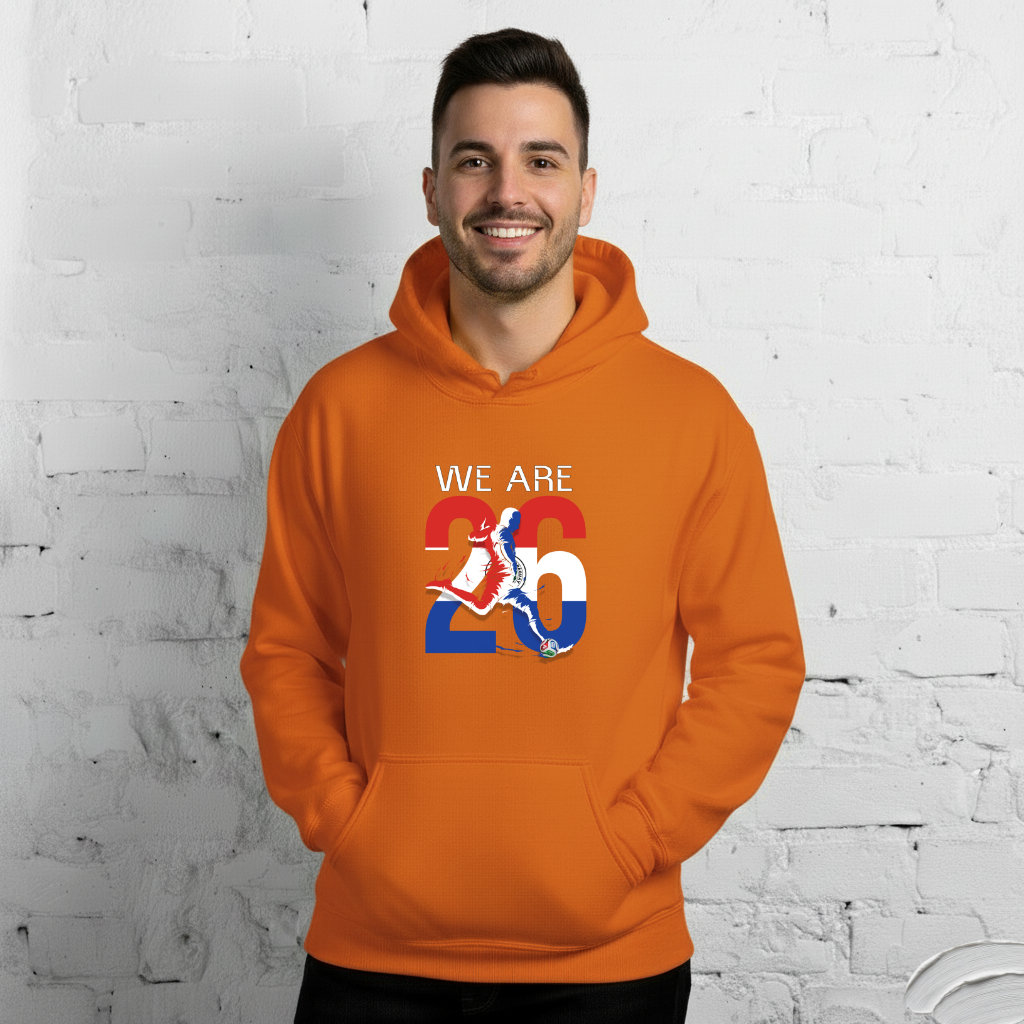 Paraguay World Cup 2026 Fitted Hoodie | We_Are_26