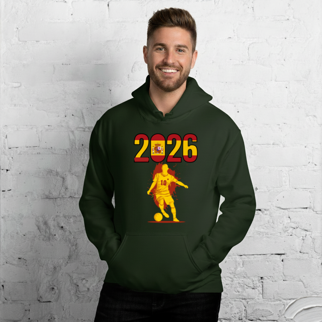 Spain World Cup 2026 Fitted Hoodie | Slick_Move_YL