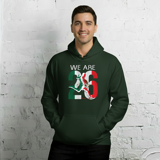 Mexico World Cup 2026 Fitted Hoodie | We_Are_26