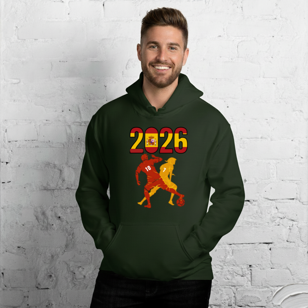 Spain World Cup 2026 Fitted Hoodie | Smart_Tackle