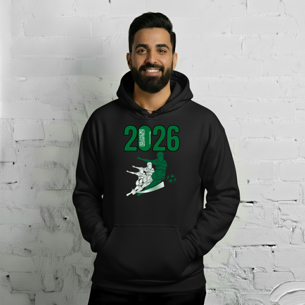 Saudi Arabia World Cup 2026 Fitted Hoodie | Rising_Jist