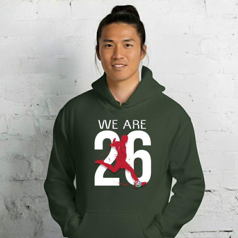 Japan World Cup 2026 Fitted Hoodie | We_Are_26