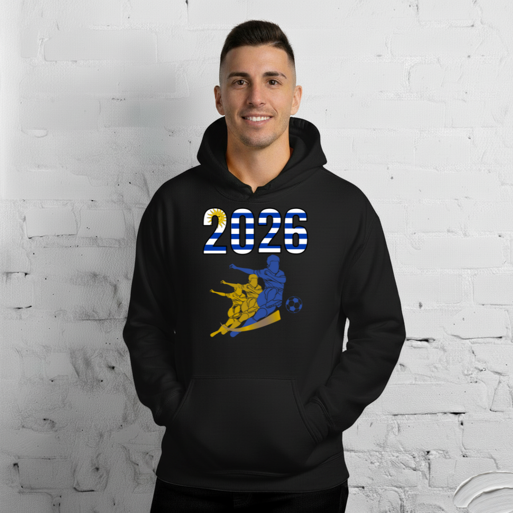 Uruguay World Cup 2026 Fitted Hoodie | Rising_Jist