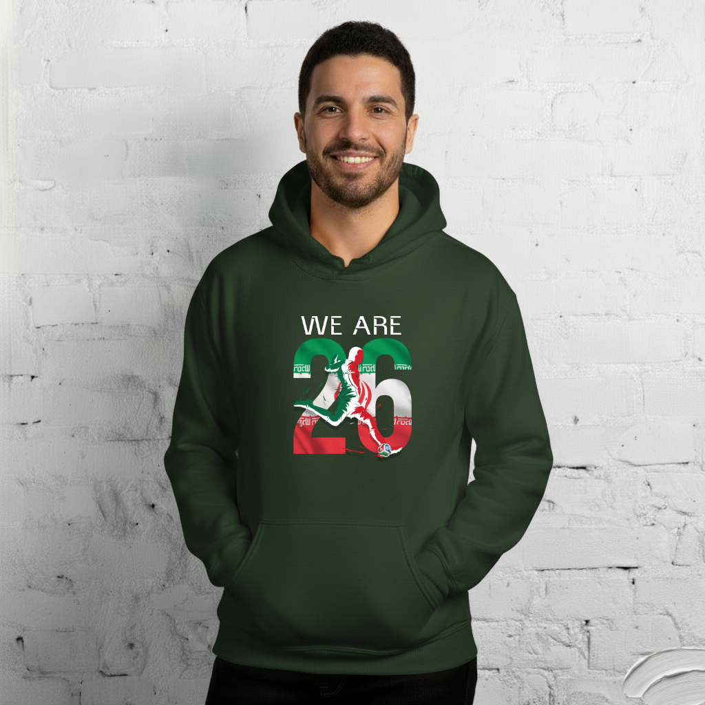 Iran World Cup 2026 Fitted Hoodie | We_Are_26