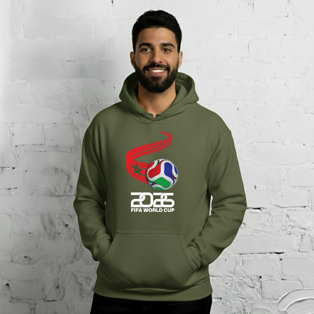 Morocco World Cup 2026 Fitted Hoodie | Trionda