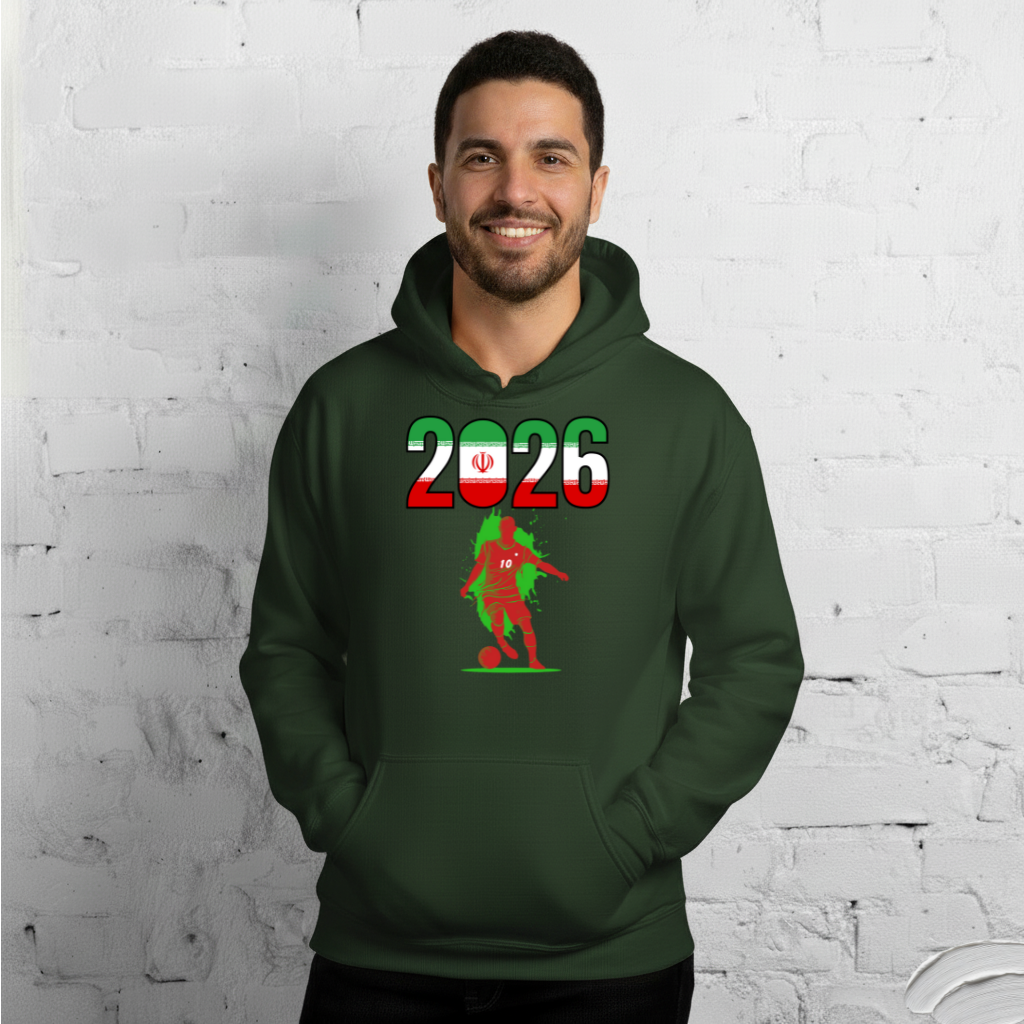 Iran World Cup 2026 Fitted Hoodie | Slick_Move_RD