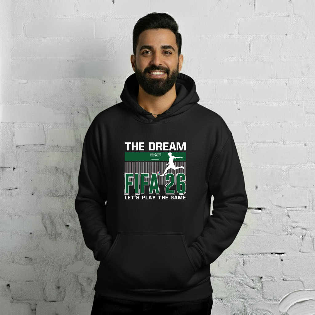 Saudi Arabia World Cup 2026 Fitted Hoodie | The_Dream