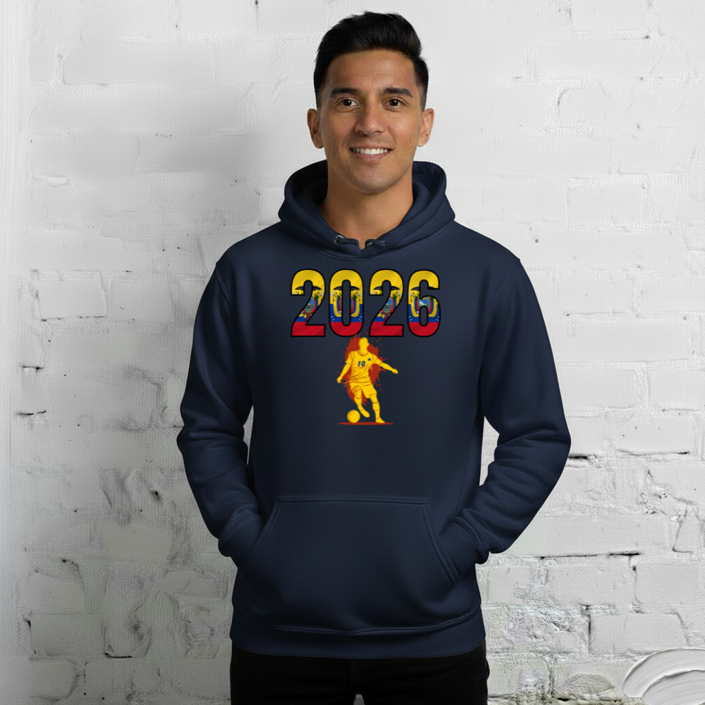 Ecuador World Cup 2026 Fitted Hoodie | Slick_Move_YL