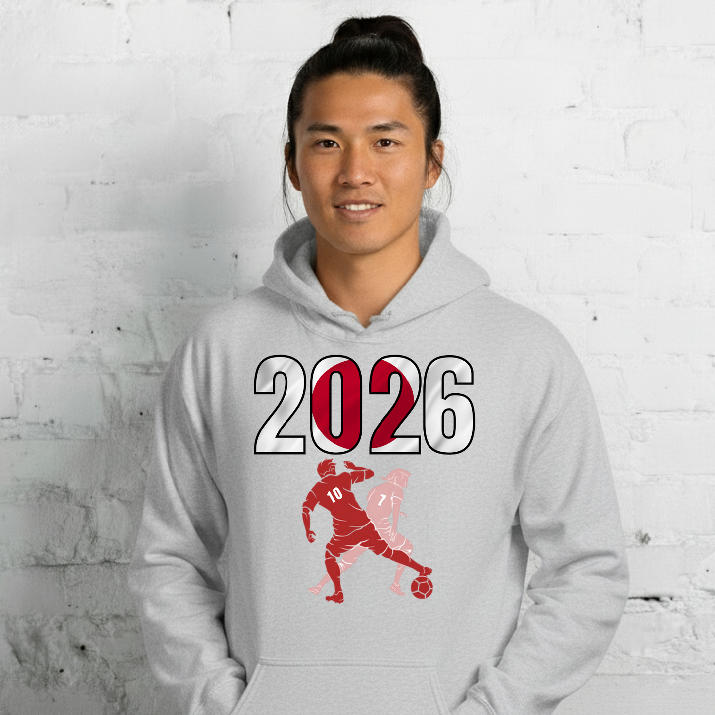 Japan World Cup 2026 Fitted Hoodie | Smart_Tackle