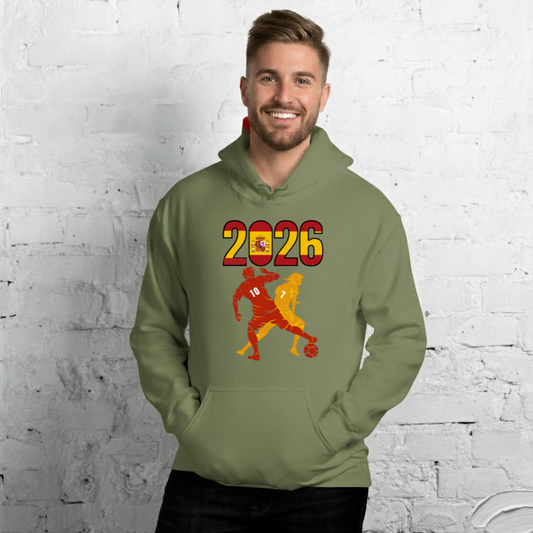 Spain World Cup 2026 Fitted Hoodie | Smart_Tackle