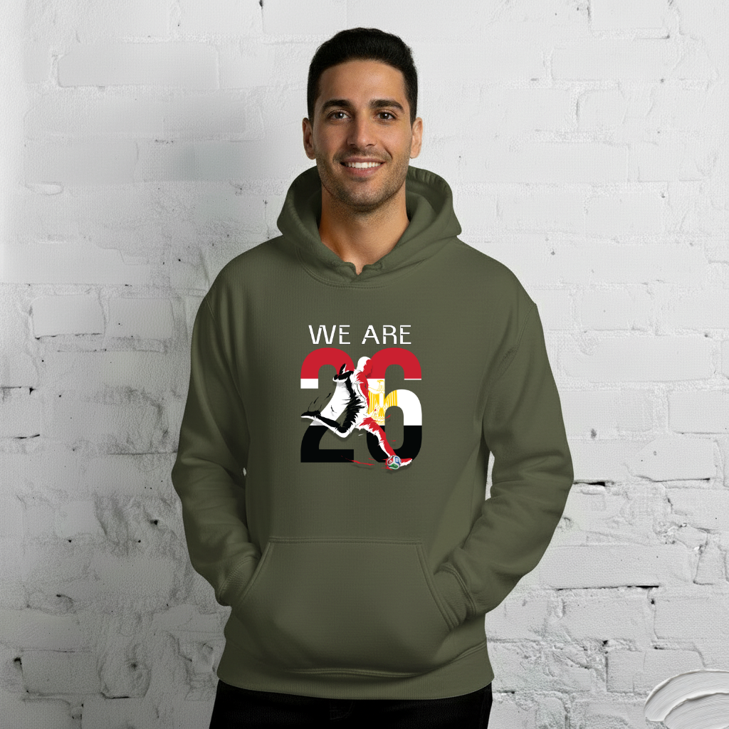 Egypt World Cup 2026 Fitted Hoodie | We_Are_26