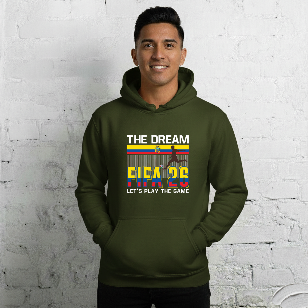 Ecuador World Cup 2026 Fitted Hoodie | The_Dream