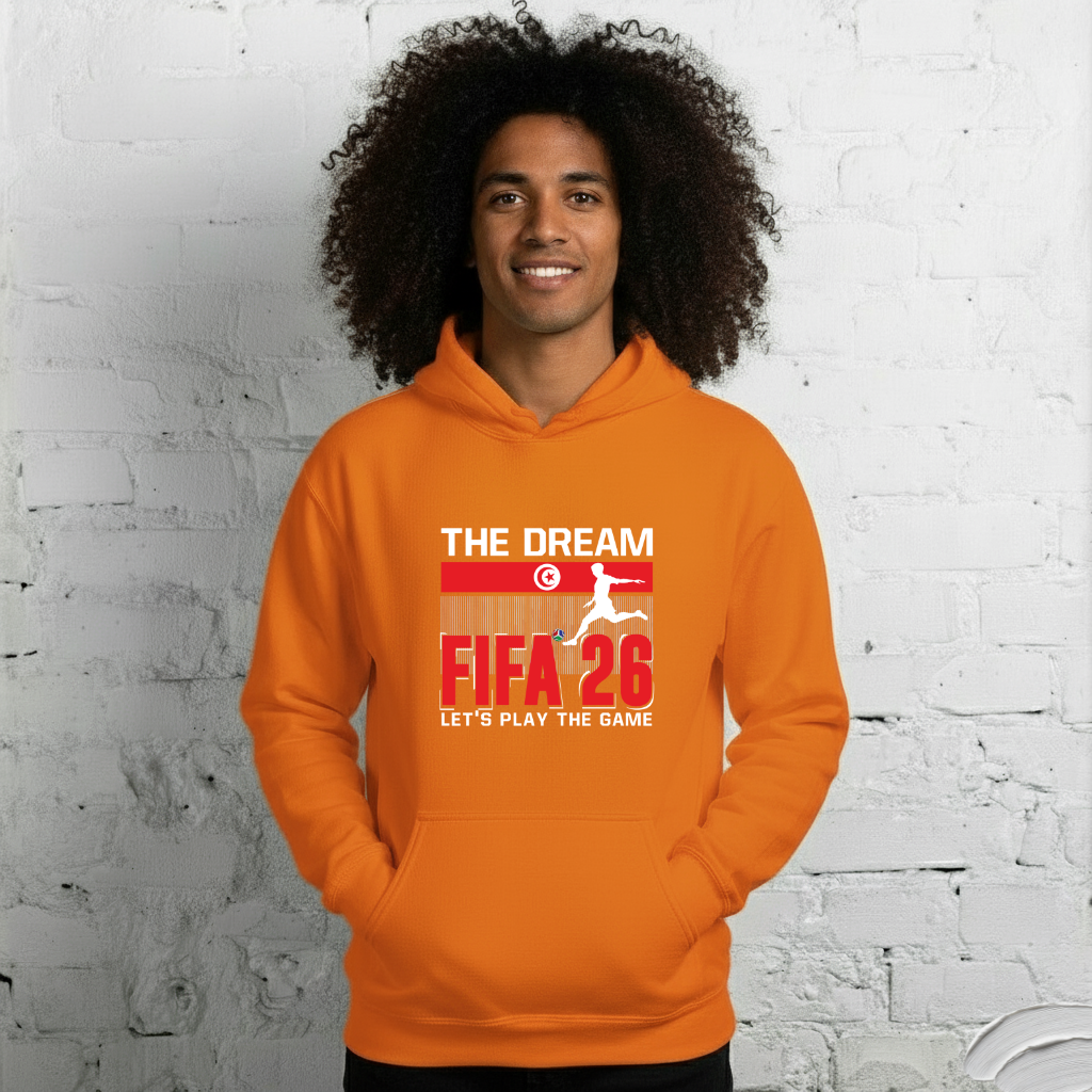 Tunisia World Cup 2026 Fitted Hoodie | The_Dream