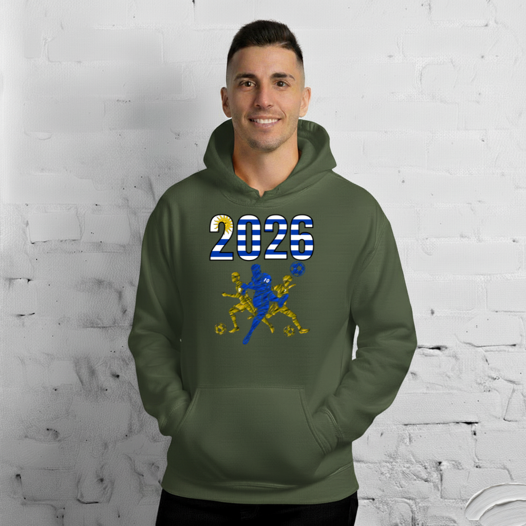 Uruguay World Cup 2026 Fitted Hoodie | Sprints_Trio