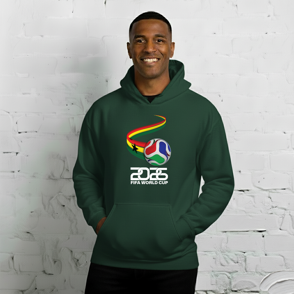 Ghana World Cup 2026 Fitted Hoodie | Trionda