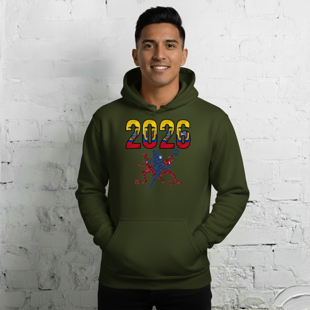 Ecuador World Cup 2026 Fitted Hoodie | Sprints_Trio