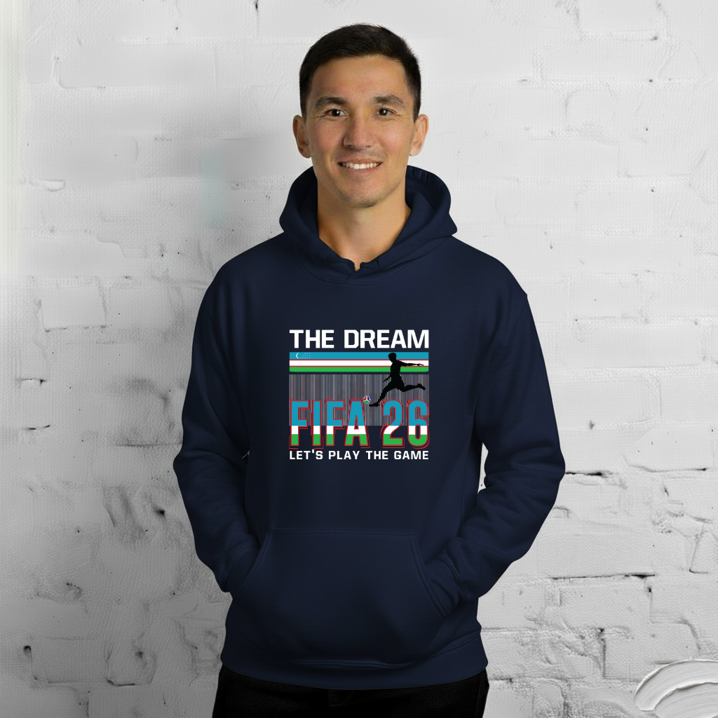 Uzbekistan World Cup 2026 Fitted Hoodie | The_Dream