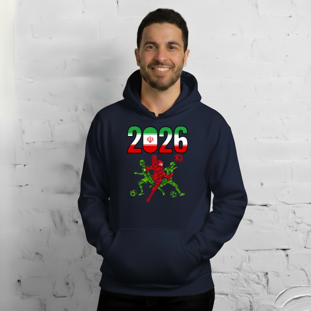 Iran World Cup 2026 Fitted Hoodie | Sprints_Trio