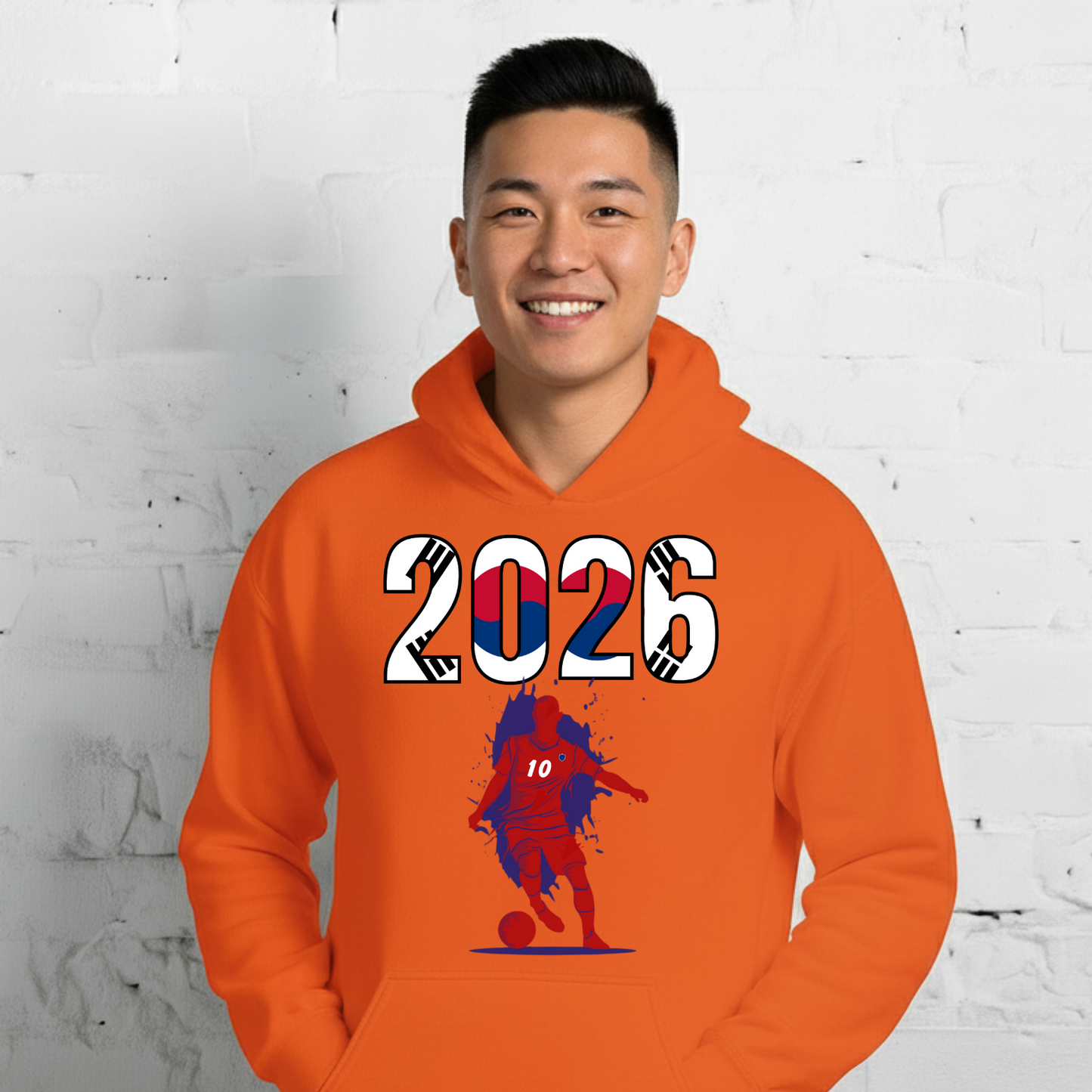 South Korea World Cup 2026 Fitted Hoodie | Slick_Move_RD