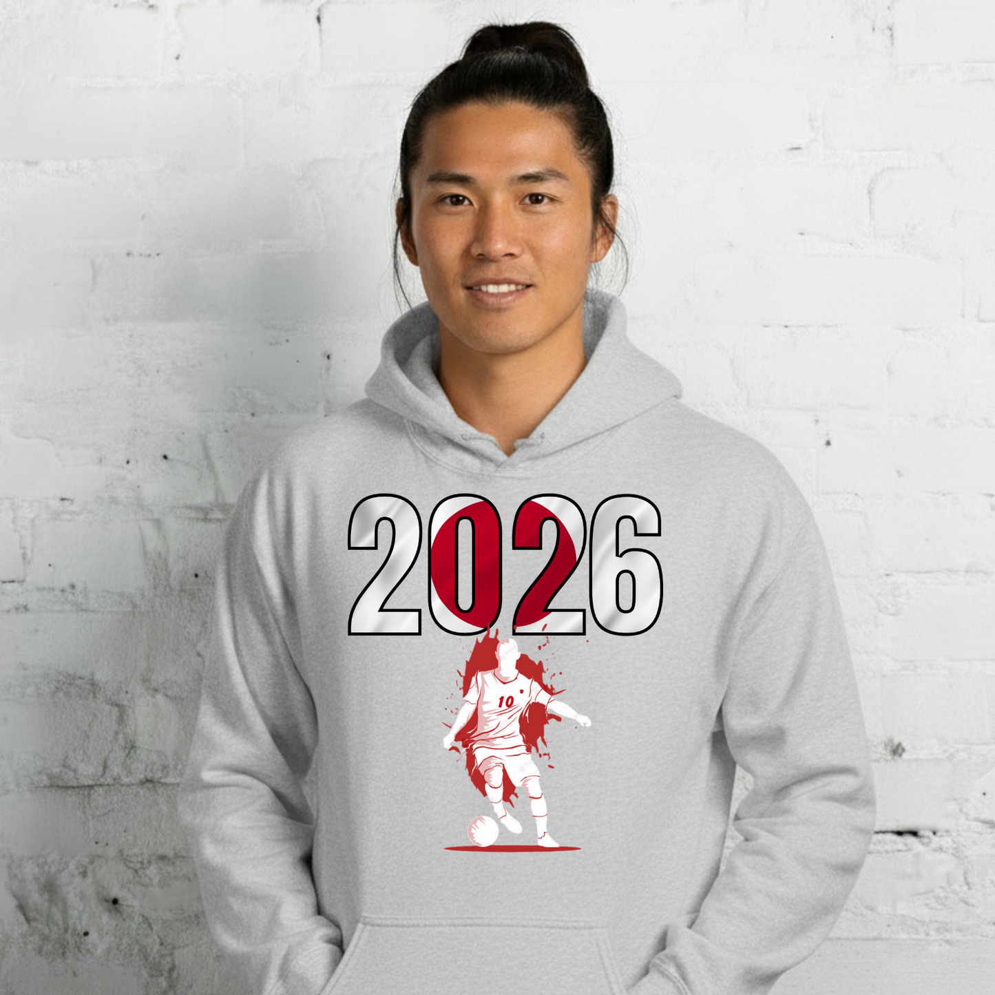 Japan World Cup 2026 Fitted Hoodie | Slick_Move_WH