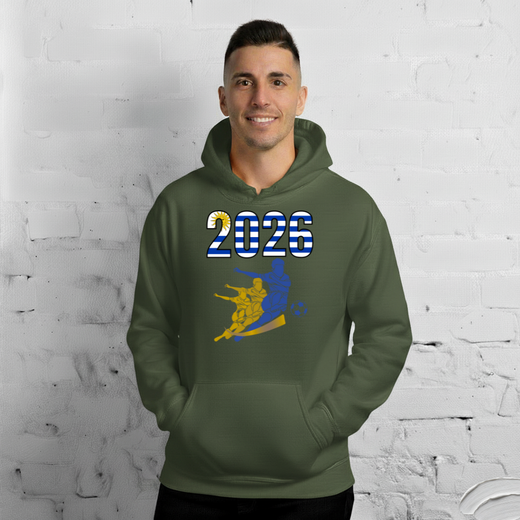 Uruguay World Cup 2026 Fitted Hoodie | Rising_Jist