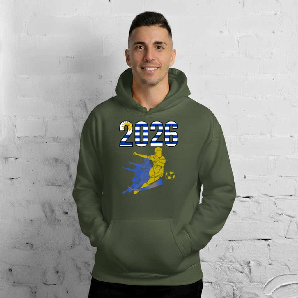 Uruguay World Cup 2026 Fitted Hoodie | Rising_Jist_YL