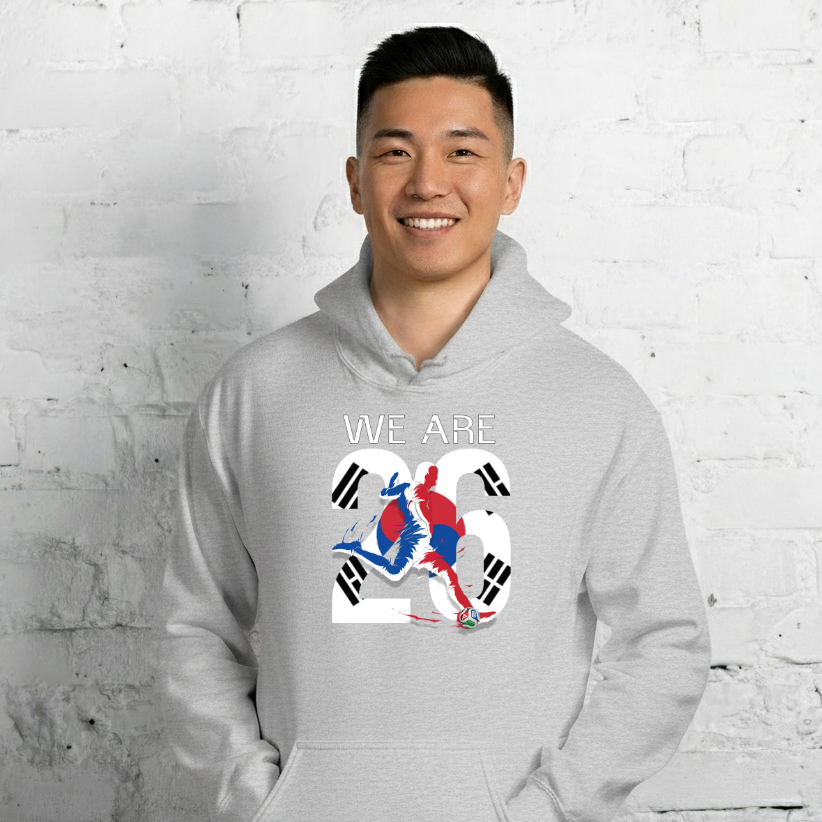 South Korea World Cup 2026 Fitted Hoodie | We_Are_26