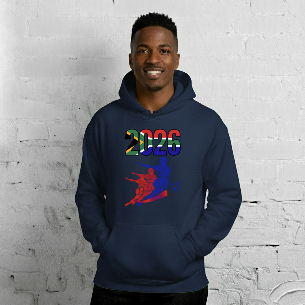 South Africa World Cup 2026 Fitted Hoodie | Rising_Jist_BL