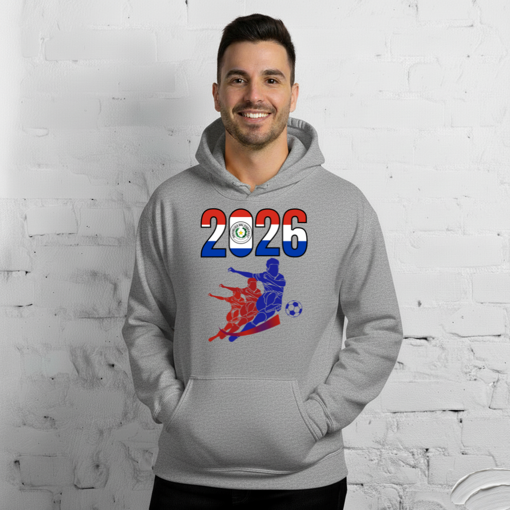 Paraguay World Cup 2026 Fitted Hoodie | Rising_Jist