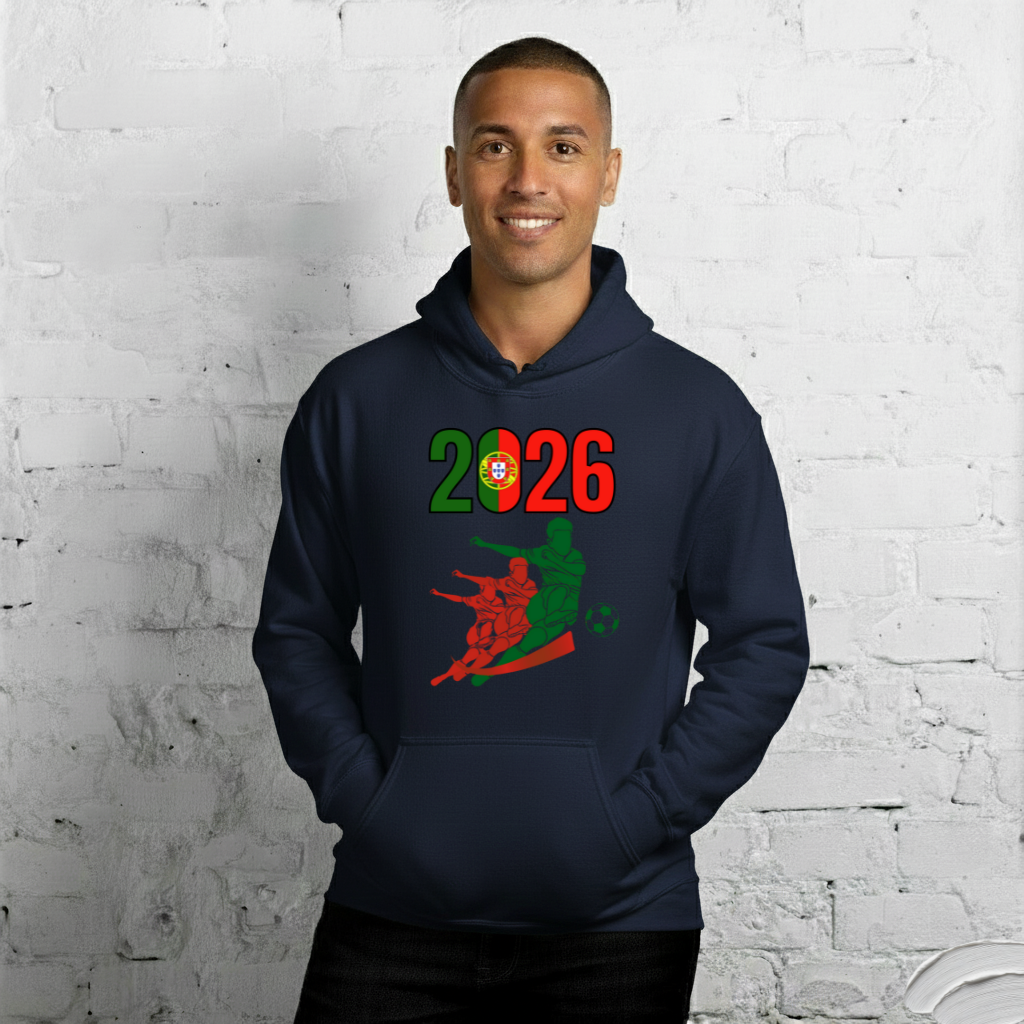 Portugal World Cup 2026 Fitted Hoodie | Rising_Jist