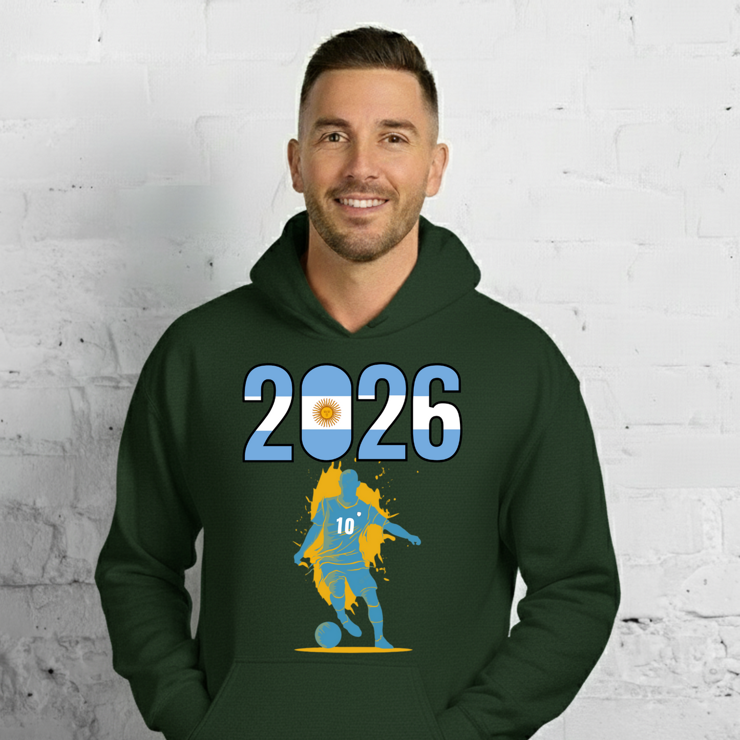 Argentina World Cup 2026 Fitted Hoodie | Slick_Move_LB