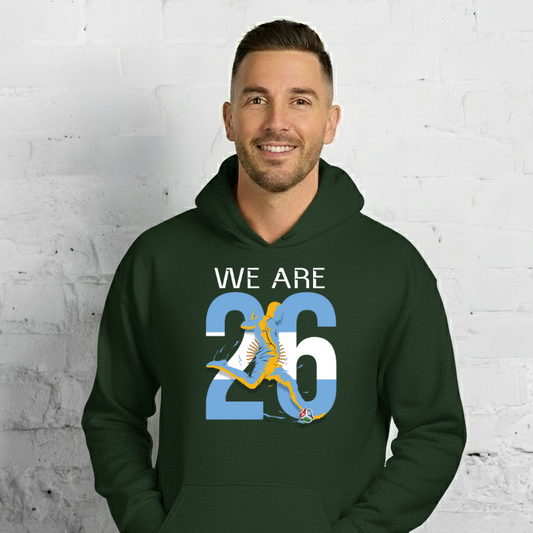 Argentina World Cup 2026 Fitted Hoodie | We_Are_26