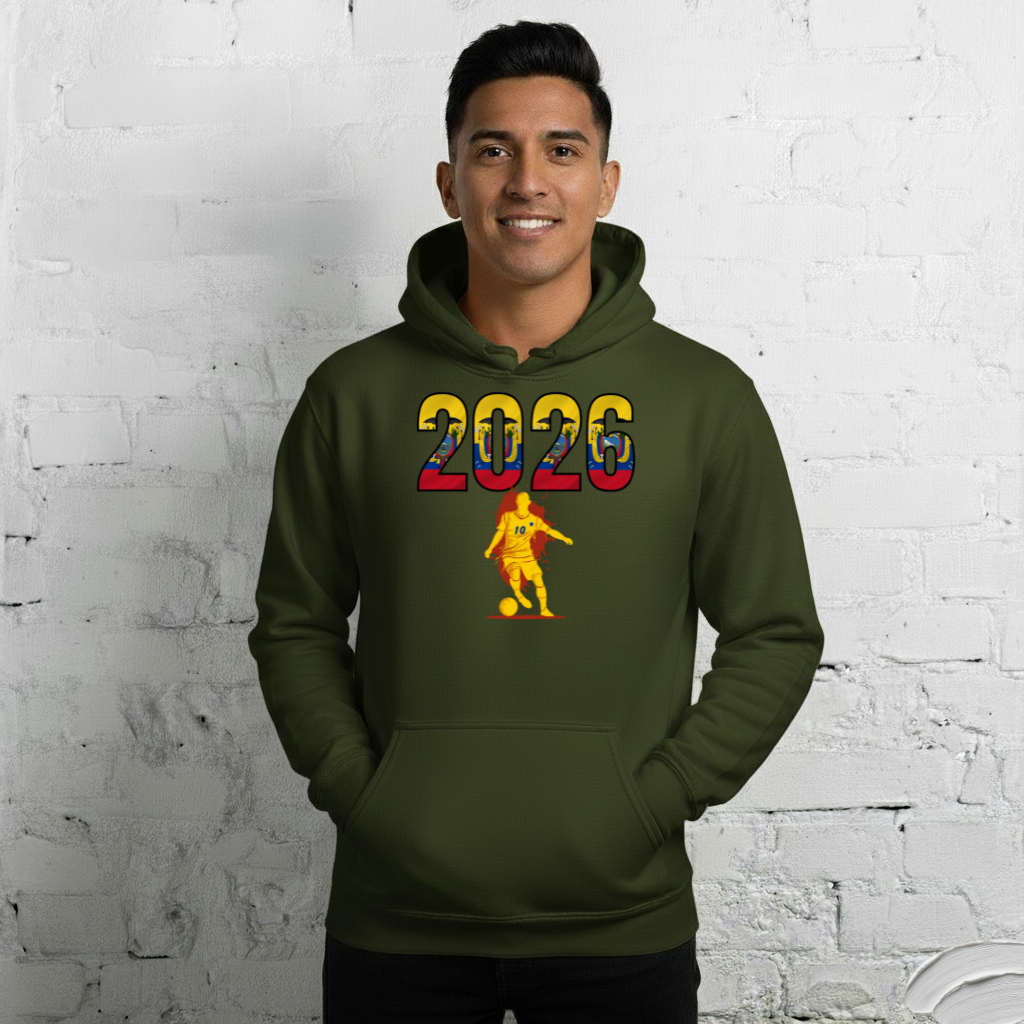 Ecuador World Cup 2026 Fitted Hoodie | Slick_Move_YL