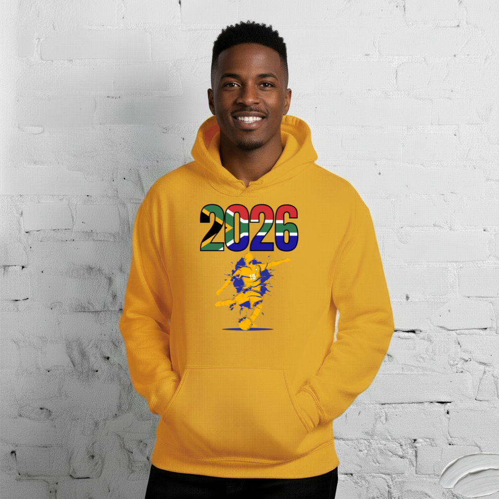 South Africa World Cup 2026 Fitted Hoodie | Let's_Play