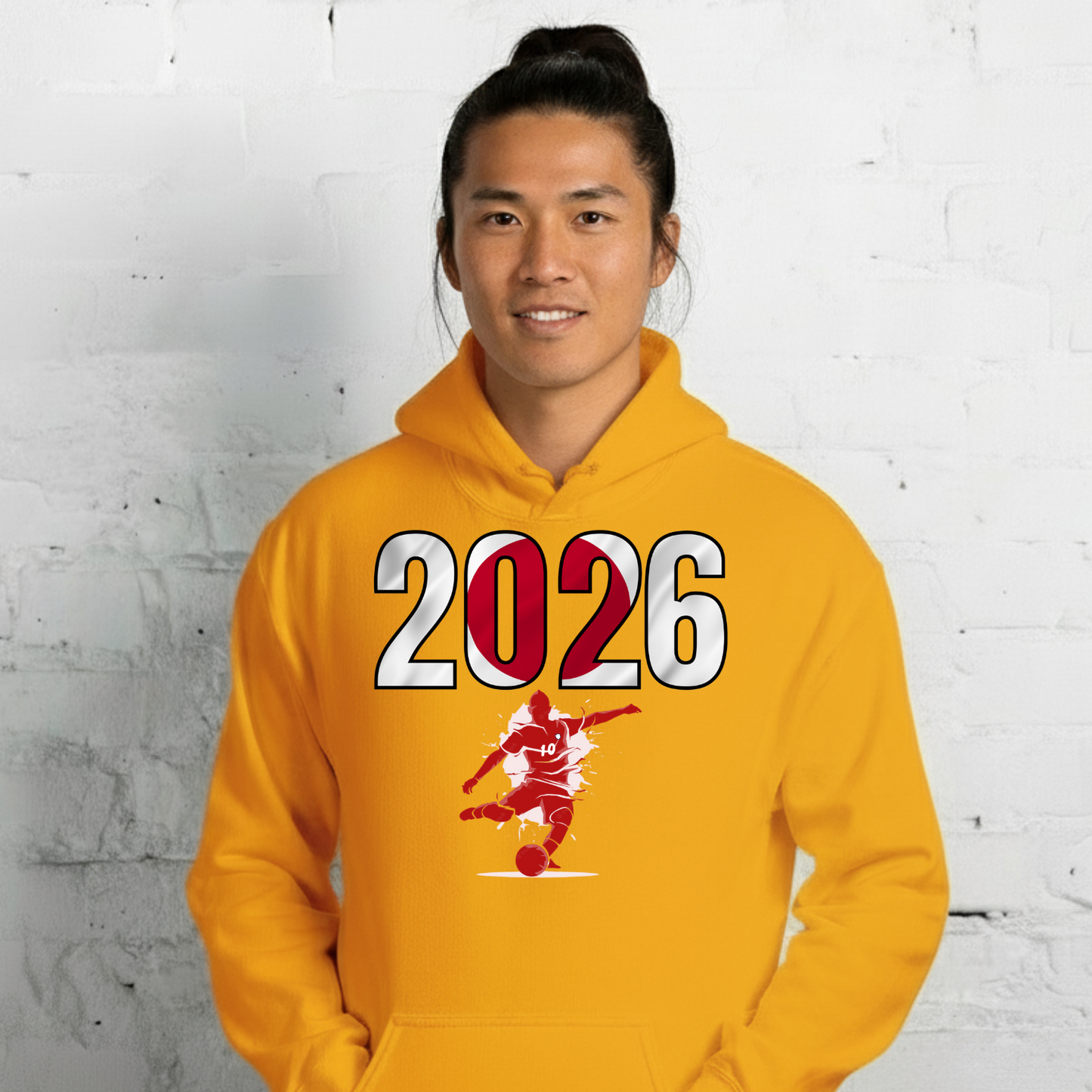 Japan World Cup 2026 Fitted Hoodie | Let's Play