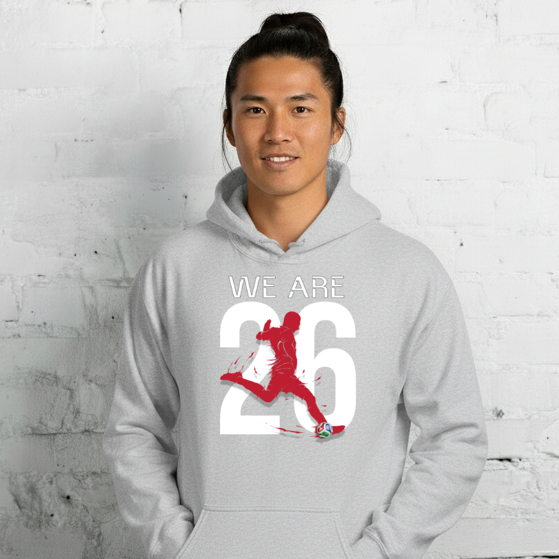 Japan World Cup 2026 Fitted Hoodie | We_Are_26