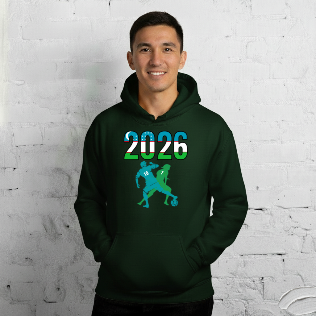 Uzbekistan World Cup 2026 Fitted Hoodie | Smart_Tackle