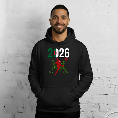 Algeria World Cup 2026 Fitted Hoodie | Sprints_Trio