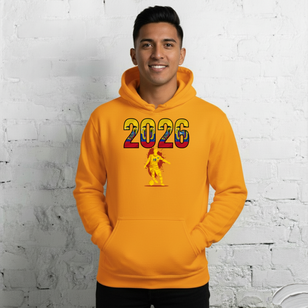Ecuador World Cup 2026 Fitted Hoodie | Slick_Move_YL