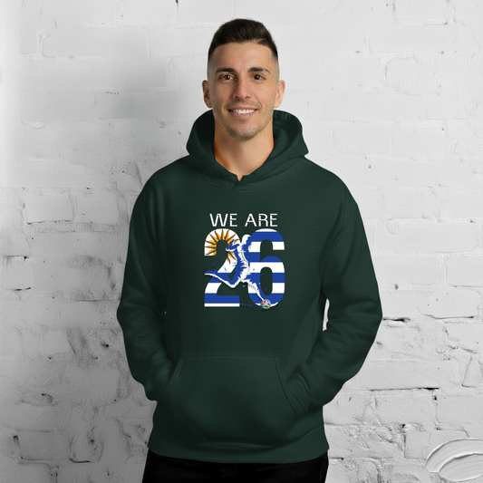Uruguay World Cup 2026 Fitted Hoodie | We_Are_26