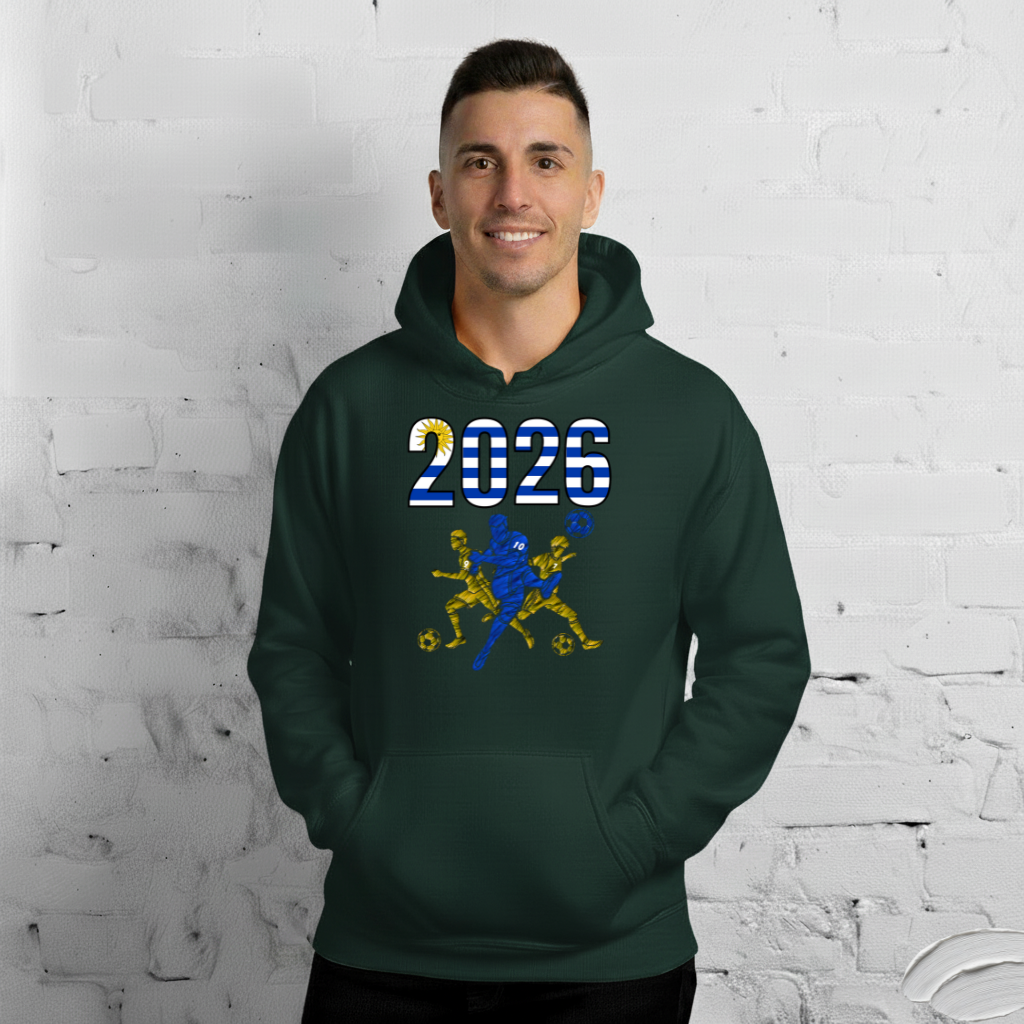 Uruguay World Cup 2026 Fitted Hoodie | Sprints_Trio