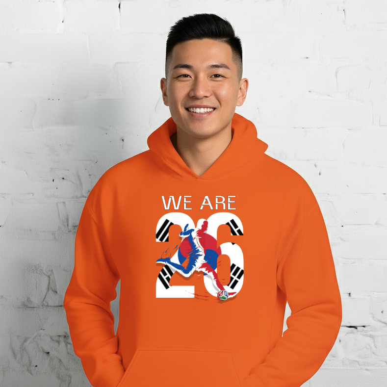 South Korea World Cup 2026 Fitted Hoodie | We_Are_26